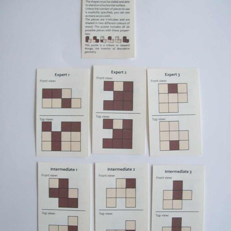 Monge's V Triominoes