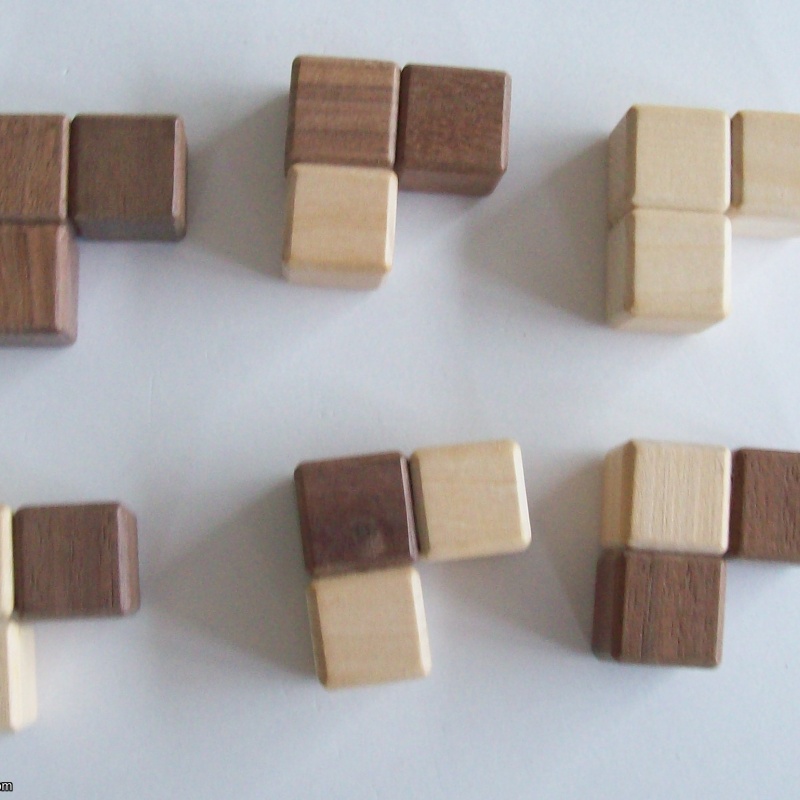 Monge's V Triominoes