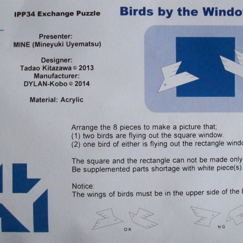 Birds by the Window P8-1