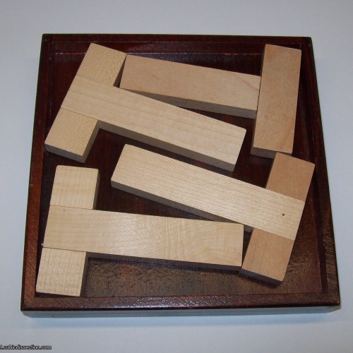 Four T wooden puzzle