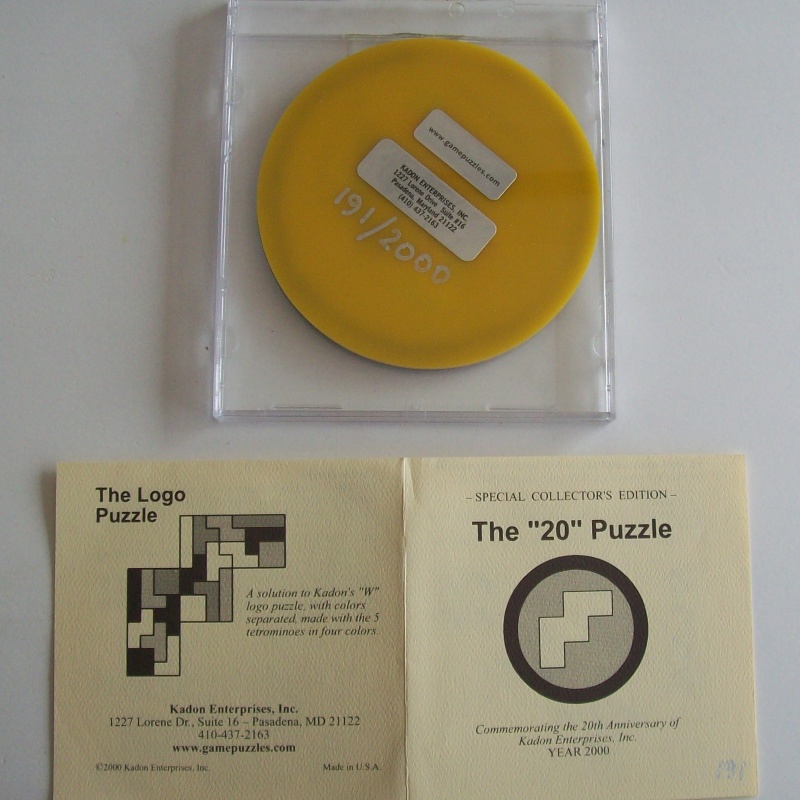 The ‘20’ Puzzle