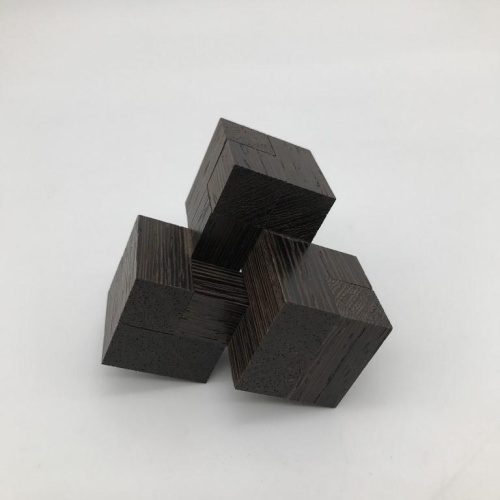 Impossible Triangle of Three Cubes by Andrey Ustjuzhanin