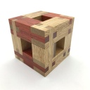 Twelve Straight/ Twisted Black Limba/ Padauk by Yukio Hirose