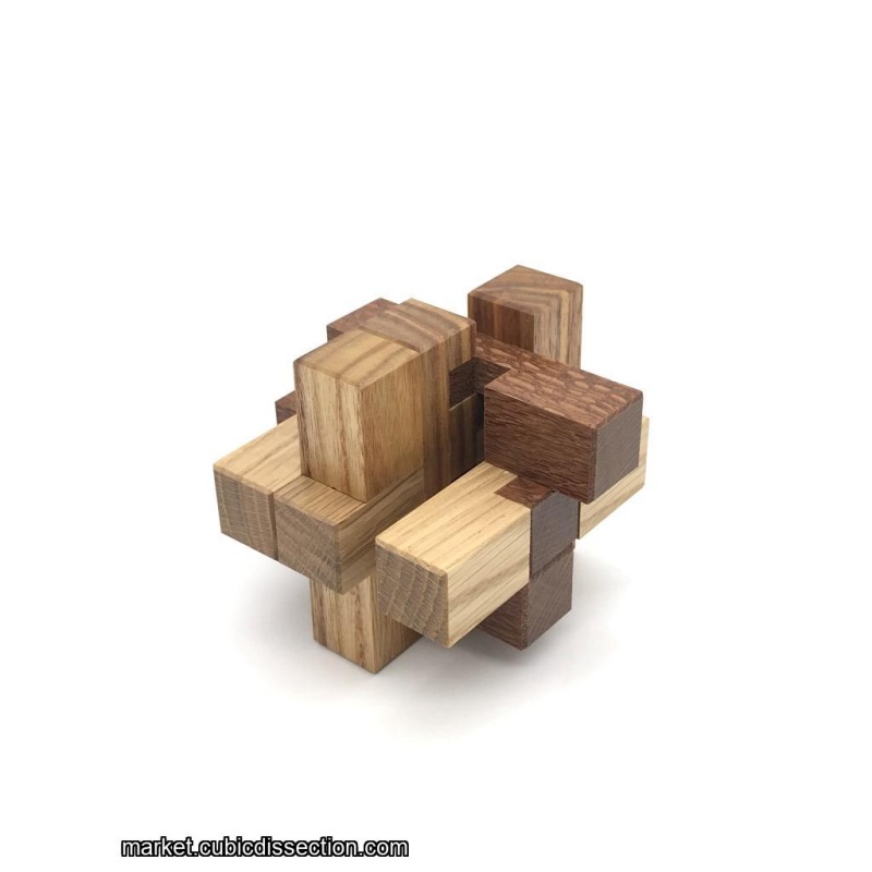 Burr of Nine Boxes by Andrey Ustjuzhanin Unique woods