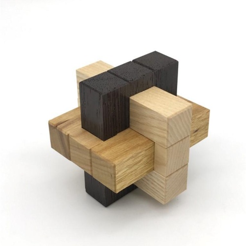 Burr of Nine Boxes by Andrey Ustjuzhanin Unique woods (2)