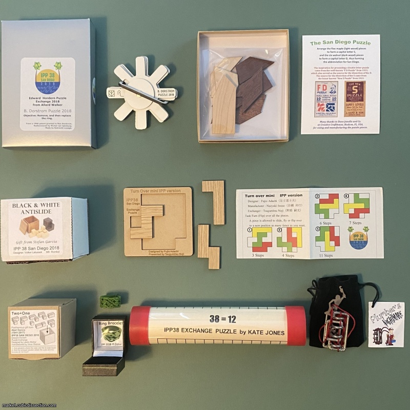 SEVENTEEN Exchange Puzzles from IPP38 (2018, San Diego)