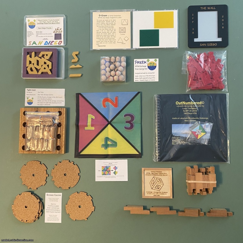 SEVENTEEN Exchange Puzzles from IPP38 (2018, San Diego)