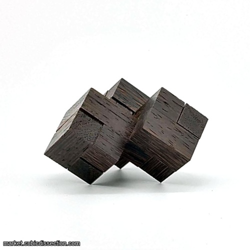 Impossible Triangle of Three Cubes by Andrey Ustjuzhanin