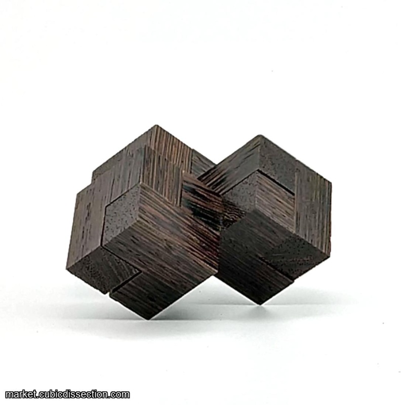 Impossible Triangle of Three Cubes by Andrey Ustjuzhanin