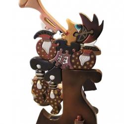 Unique 3D Wood Jigsaw Puzzle, Art/Sculpture  Jazz Trumpet Player