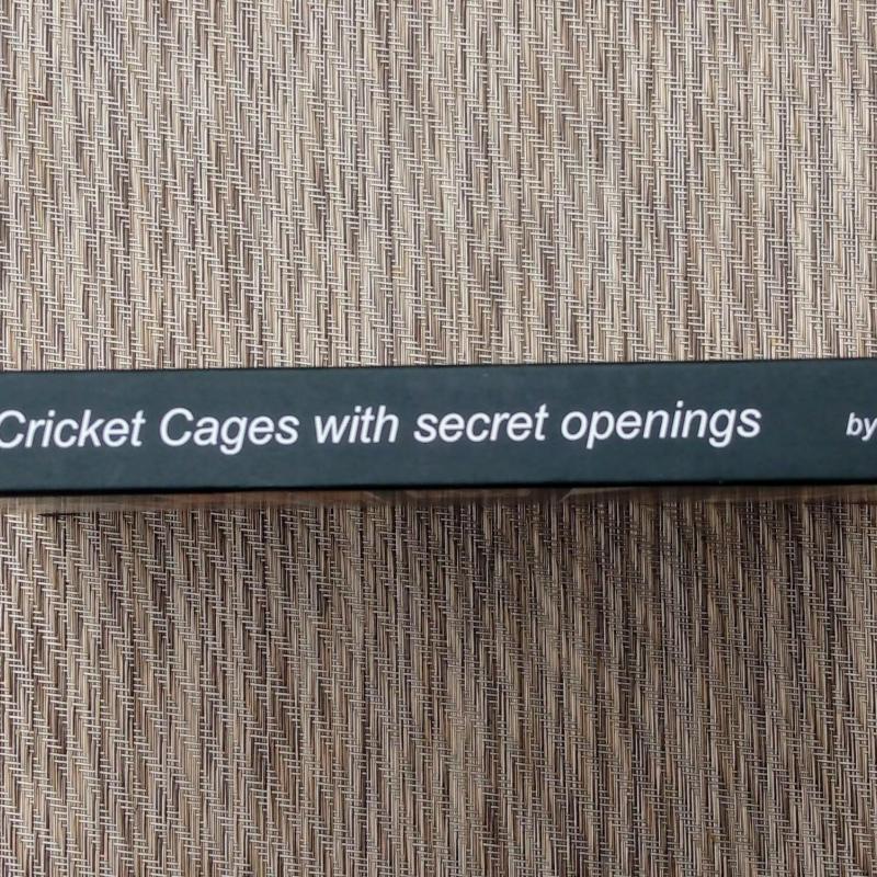 "Chinese Cricket Cages with Secret Openings" by Frans de Vreugd