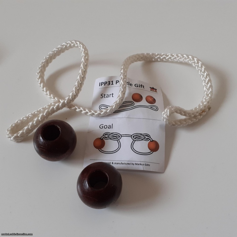 5 Disentanglement puzzles lot