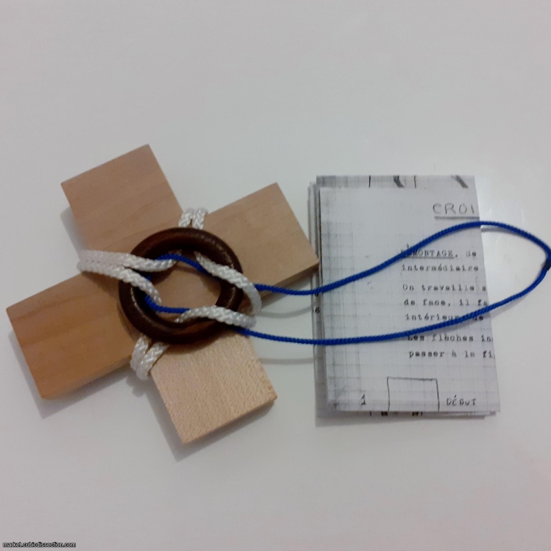 5 Disentanglement puzzles lot