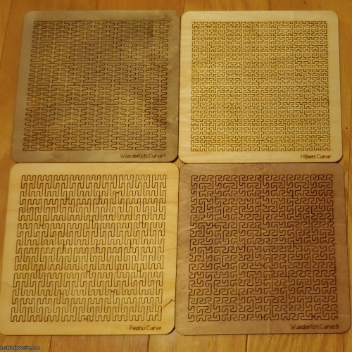 4 Fractal Trays by Martin Raynsford