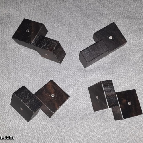 Four Cubes (Ebony)