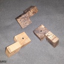 Three Cubes (Spalted Tamarind)