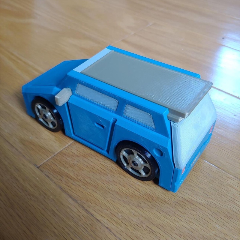Printed Slammed Car by Juno