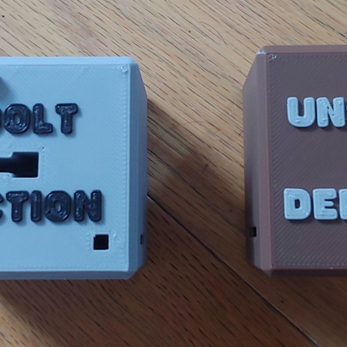 Unsafe Deposit and Bolt Action by Alan Lusford