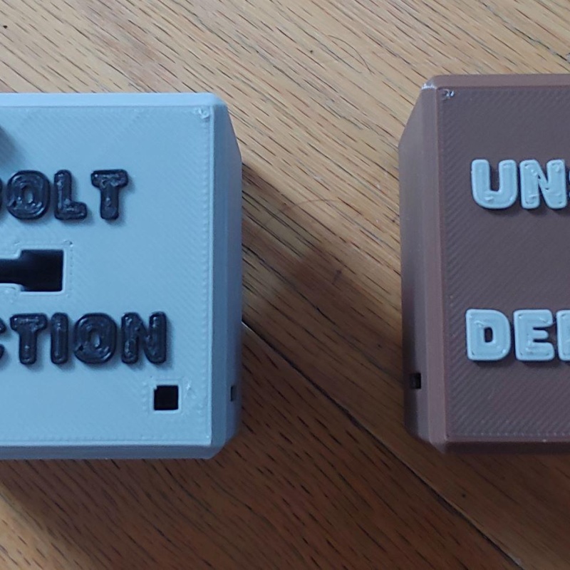 Unsafe Deposit and Bolt Action by Alan Lusford