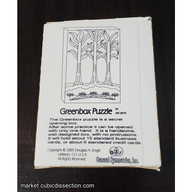 GreenBox Puzzle by Douglas A. Engel 2005