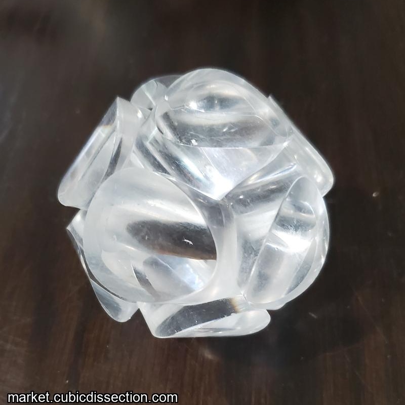 Acryclic Ball Puzzle. Charles O Perry Design