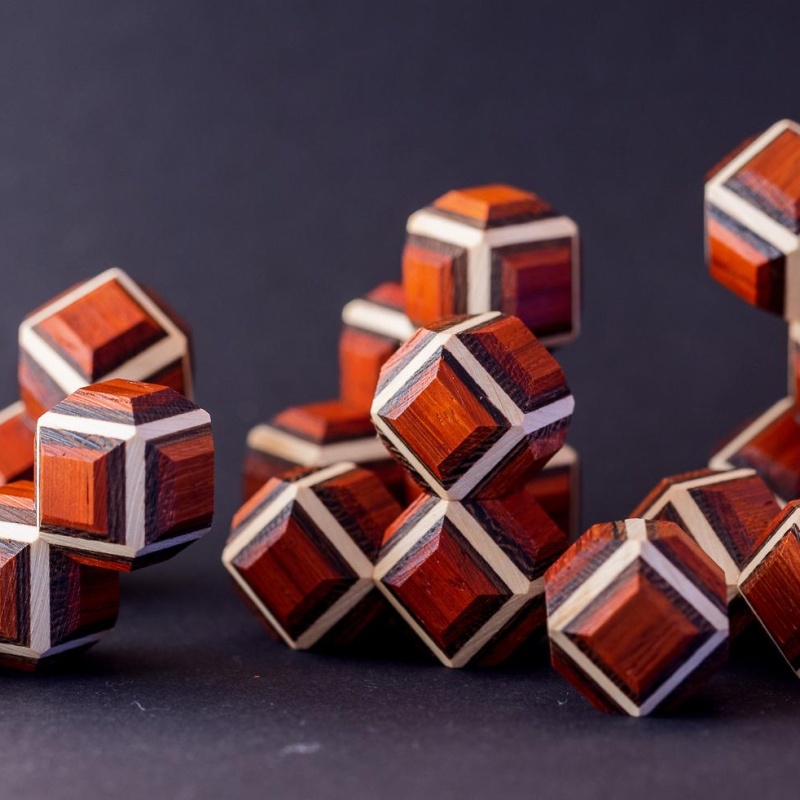 Pyracube and Distorted Cube by Stewart Coffin