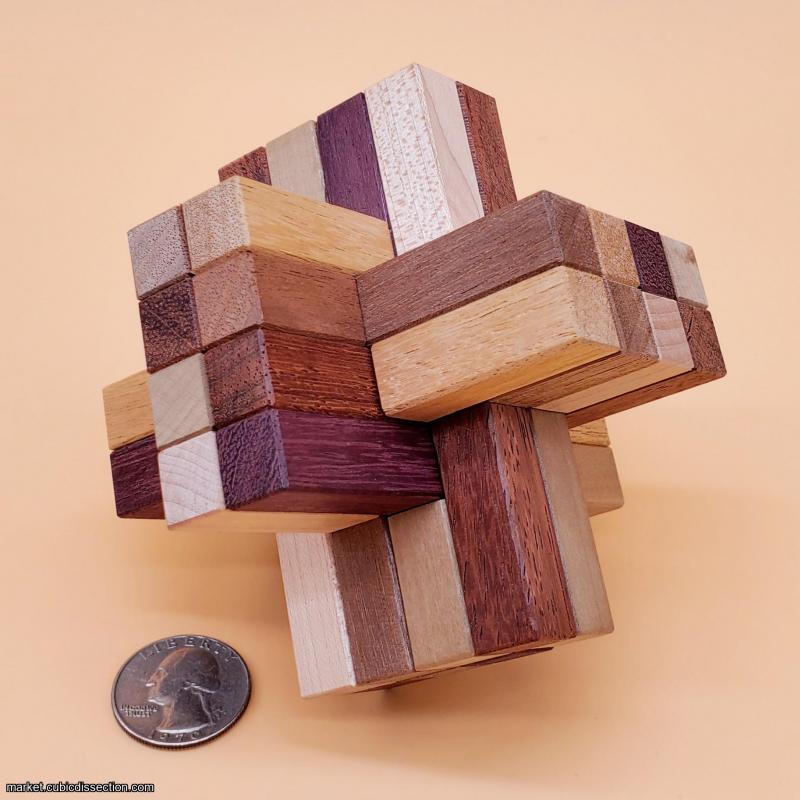 Six Block Puzzle by Tamura