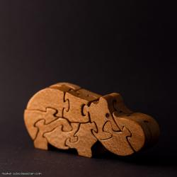 Hippo 3D Jigsaw puzzles