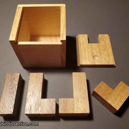 Boxed LUV (Four Piece Box Packing Puzzle - Coffin #189)