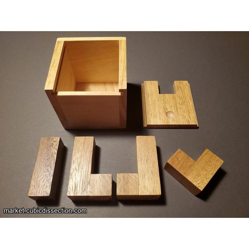 Boxed LUV (Four Piece Box Packing Puzzle - Coffin #189)