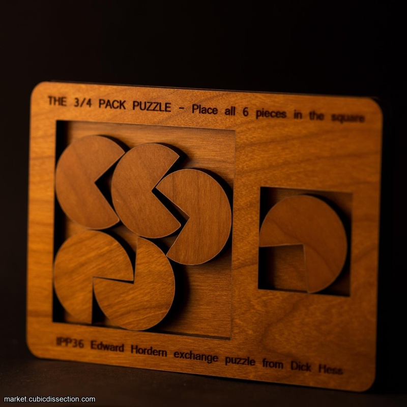 The 3/4 Pack Puzzle by Dick Hess