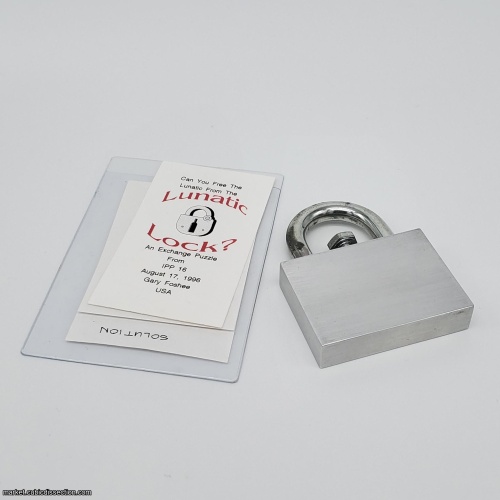 Lunatic Lock by Gary Foshee (original release)