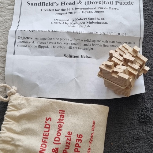 Sandfield's Head & (Dove)tail Puzzle