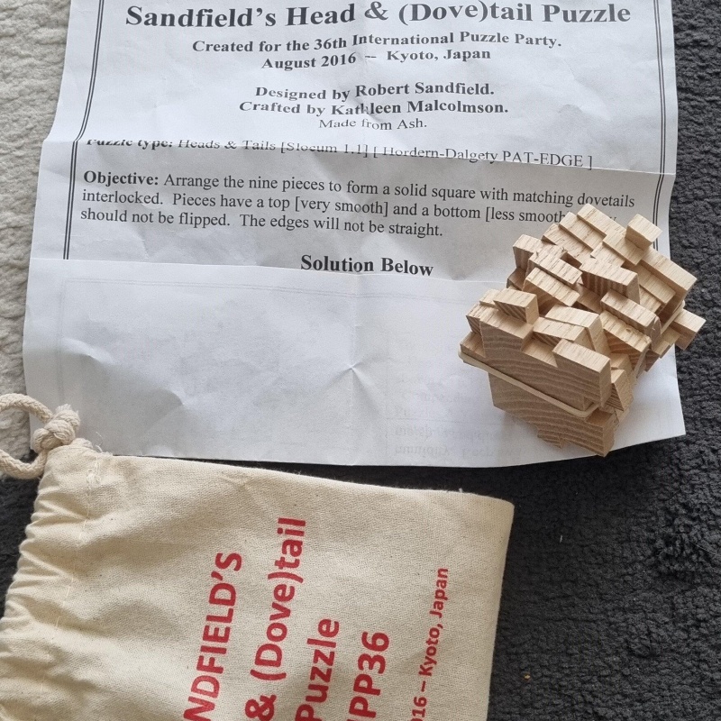 Sandfield's Head & (Dove)tail Puzzle