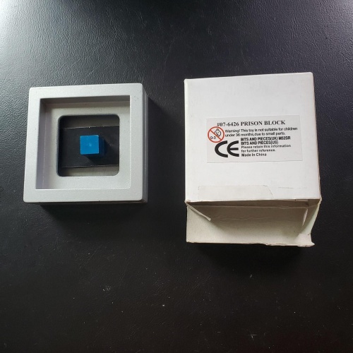 Prison Block!   Nice Anodized Aluminum Puzzle!