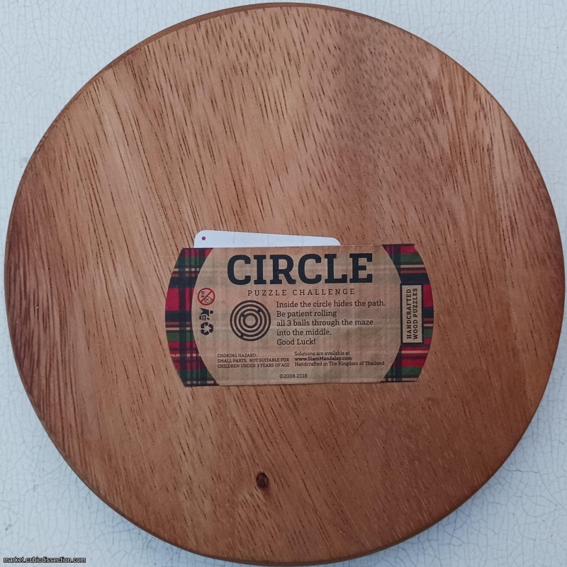 CIRCLE wood maze dexterity