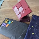 Scion of the Tesseract Red Carbon Fiber with Patterns