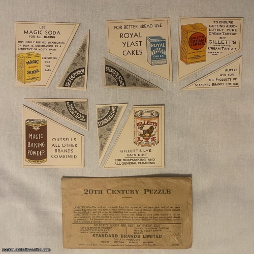 120 YEAR OLD Antique Advertising puzzle!