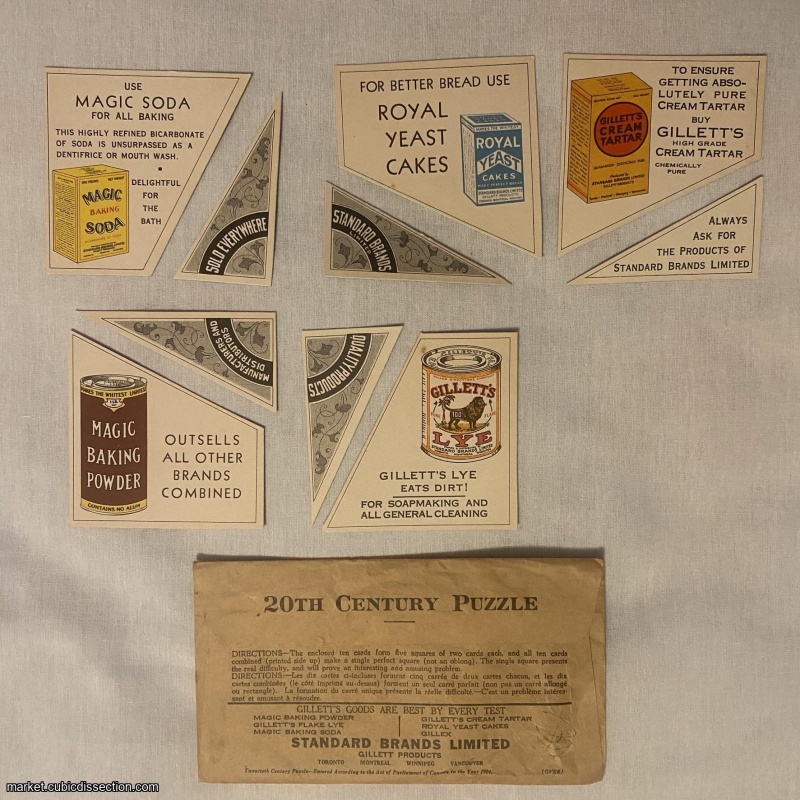 120 YEAR OLD Antique Advertising puzzle!