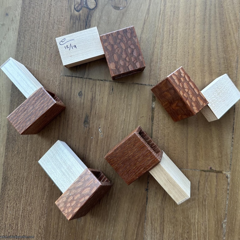 Large Puzzle Lot - Eric Fuller, Cubic Dissection, Jesse Born, Bill Sheckels, Constantin, Japanese Puzzle Boxes, etc