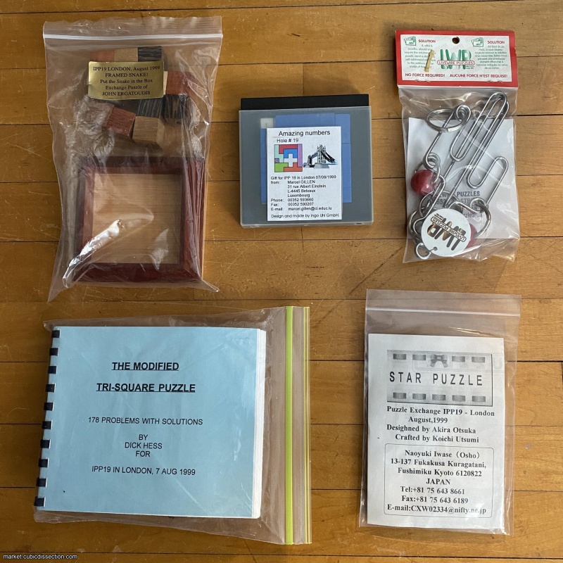 25 Exchange Puzzles from IPP19 (London 1999)