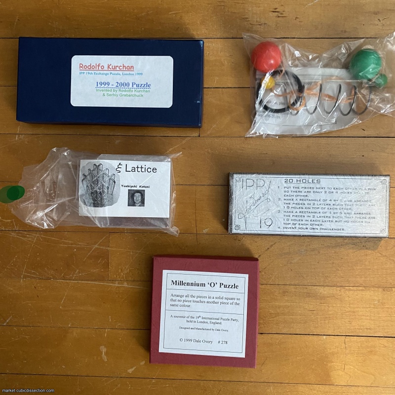 25 Exchange Puzzles from IPP19 (London 1999)