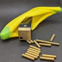 Feed The Monkey: Brass Packing Puzzle (Female Edition)