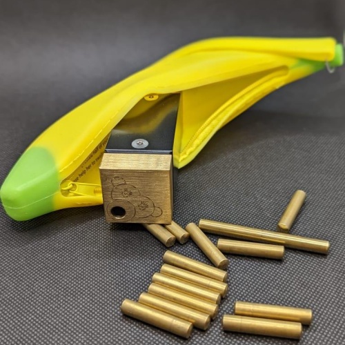 Feed The Monkey: Brass Packing Puzzle (Female Edition)