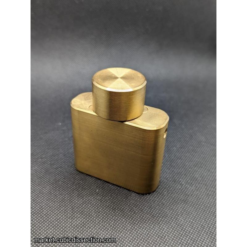 Hip Flask: Brass Sequential Discovery Puzzle