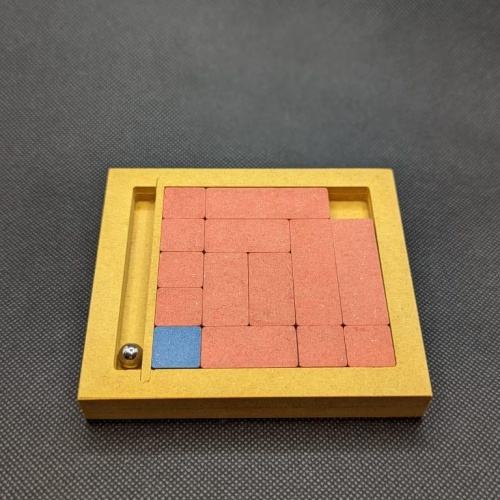 The Channel-Swimming: Magnetic Slider Puzzle