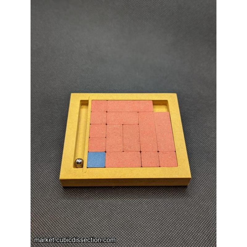 The Channel-Swimming: Magnetic Slider Puzzle