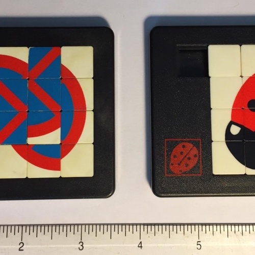 Set of Two Sliding Block Puzzles