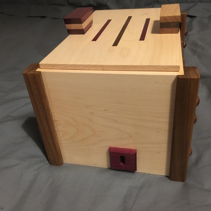Side Swiper Box - Hughbanks puzzle boxes