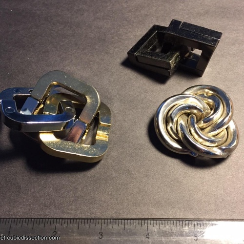 3 Metal Puzzles
